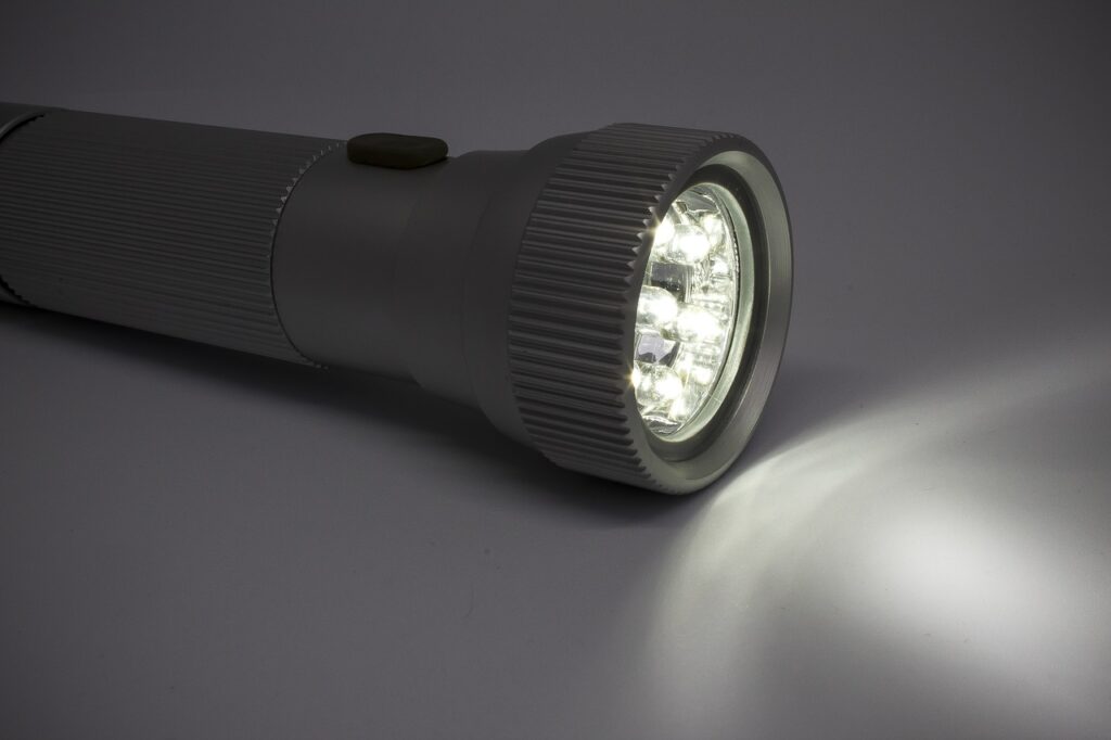 A flashlight is one of the most important Millwright Tools