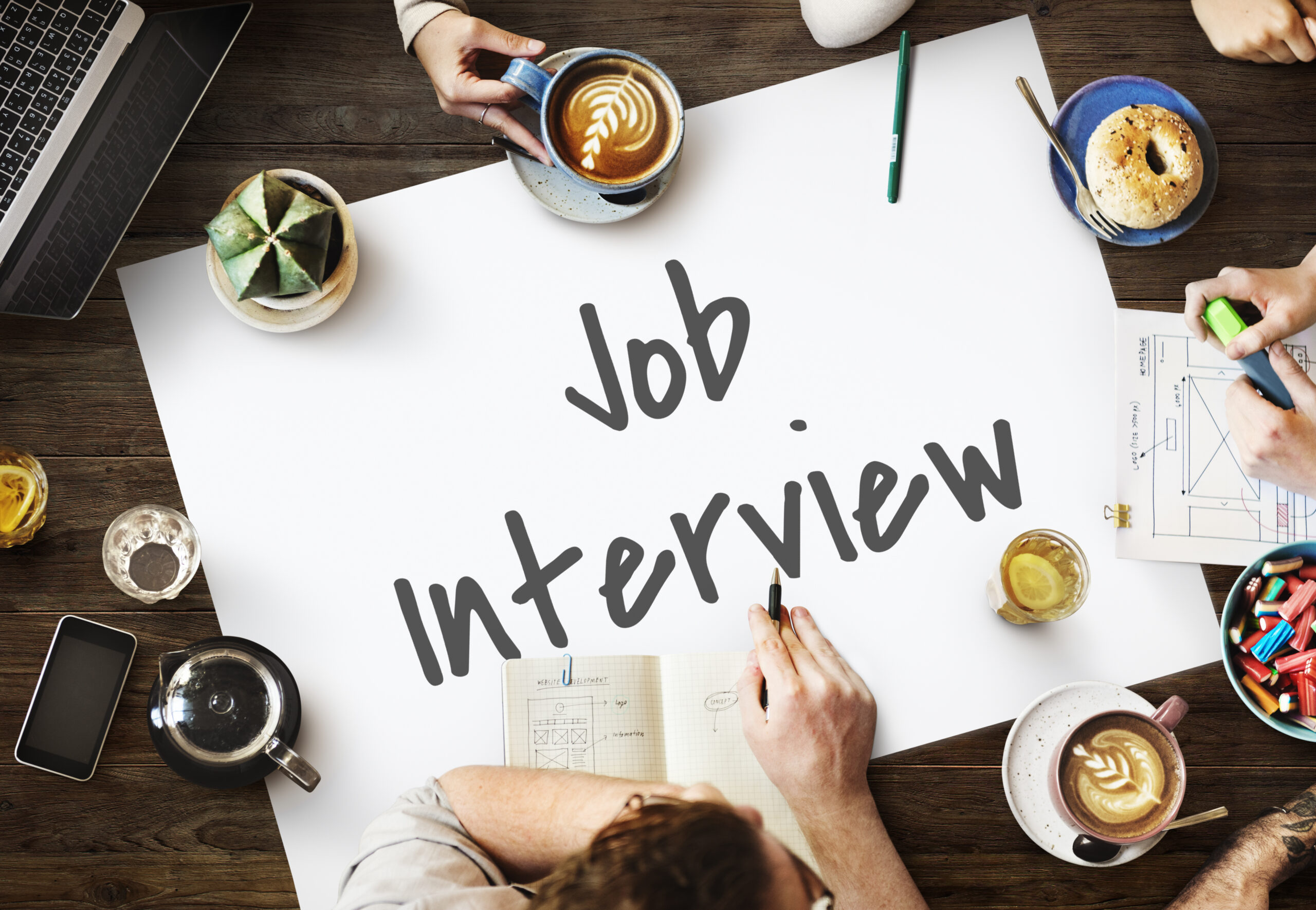 Temporary job interview