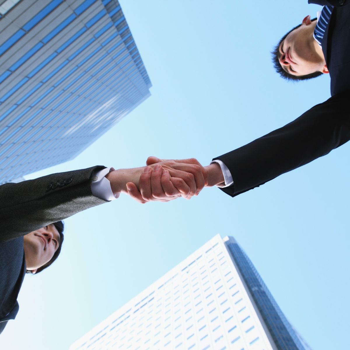 Pure Staffing Solutions recruiting consultant with a client